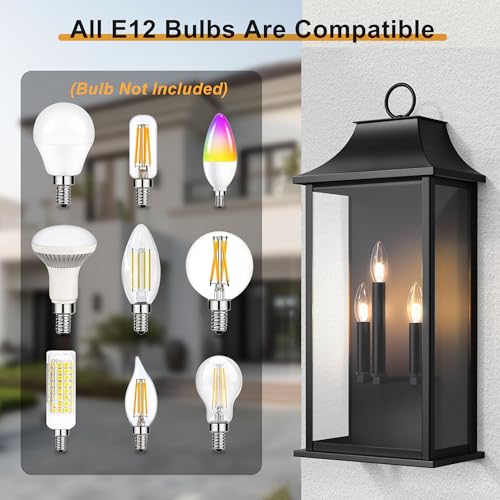 Dusk to Dawn Outdoor Wall Lantern