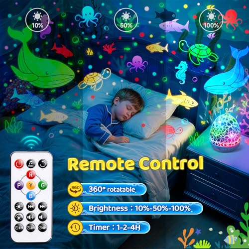 Star Projector Night Light for Kids