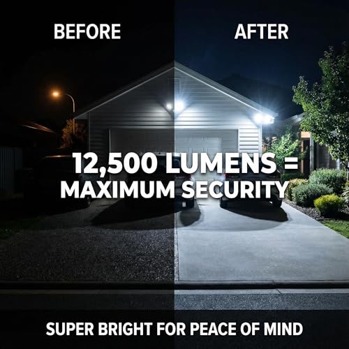 100W LED Flood Lights Outdoor (2 Count)