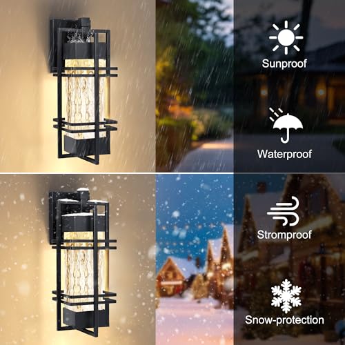 15" Outdoor Porch Light Fixtures Wall Mount (2 Count)