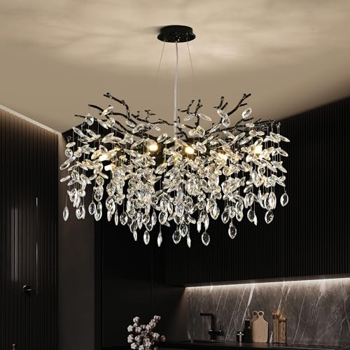 Modern Crystal Tree Branch Chandelier
