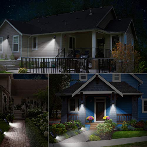 Solar Spot Lights Outdoor Adjustable Spotlights (2 Count)