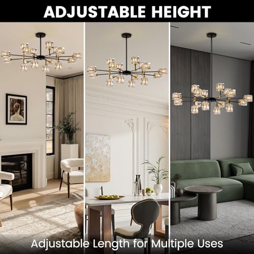 Crystal Sputnik Chandelier with 16