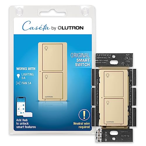 Caseta Smart Light Switch for Lighting and Fans