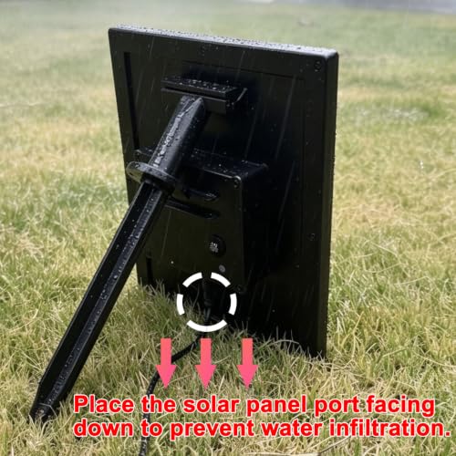 Ceramic Solar Fountain Outdoor with Battery Backup