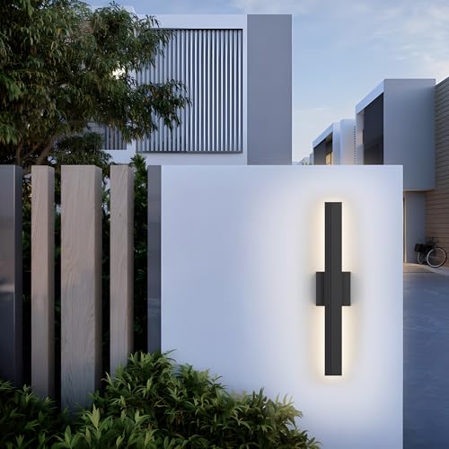 Aluminum 24 in Long Outdoor Wall Light Fixture