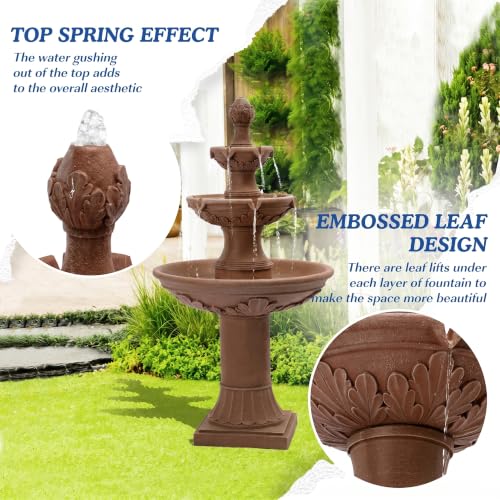 48.4" H Italian Outdoor Water Fountains