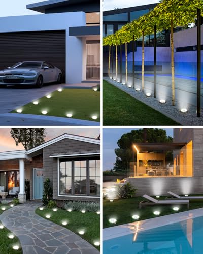 6 Pack Solar Lights Outdoor Waterproof (6 Count)