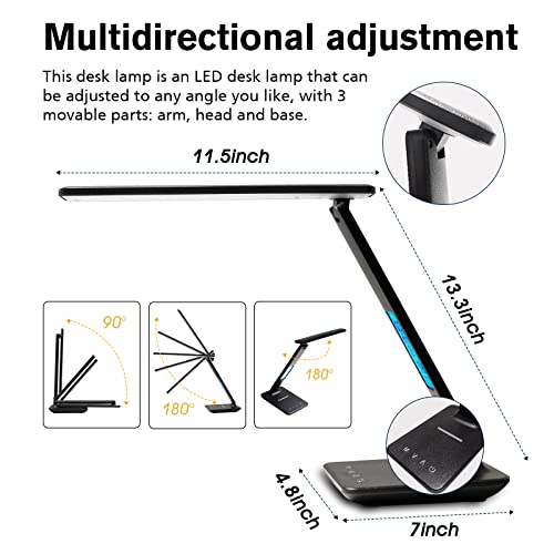 Desk Lamp with Wireless Charger