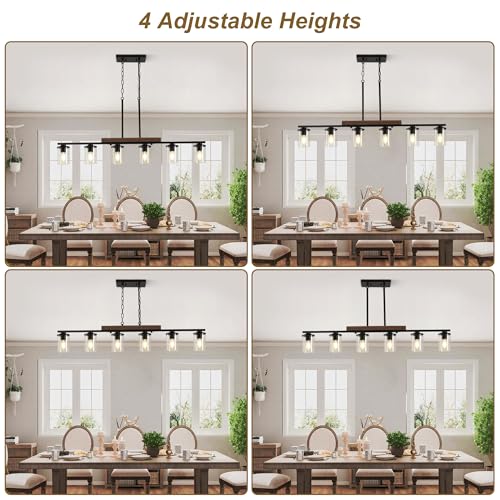 47.2" Dining Room Light Fixtures Over Table