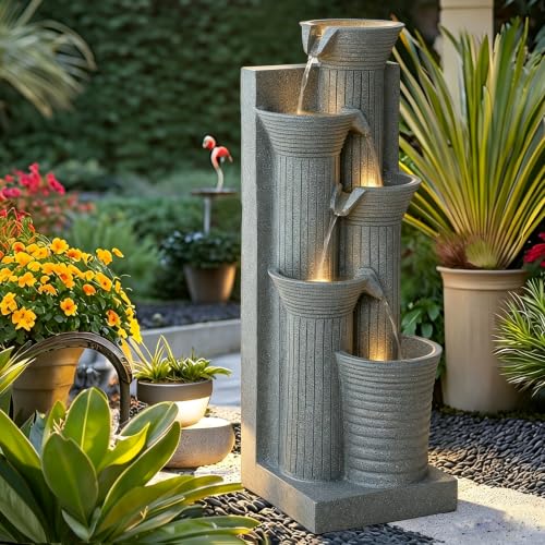 5 Tier Outdoor Indoor Water Feature Fountain