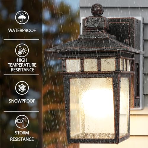 Porch Light with GFCI Outlet