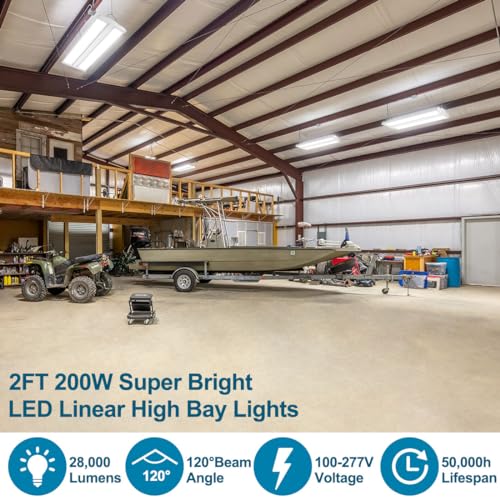 High Bay LED Shop Lights 200W (4 Count)