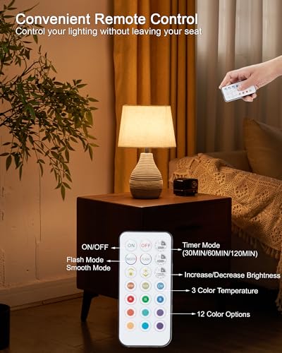 13" H Small Rechargeable Cordless Ceramic Table Lamp