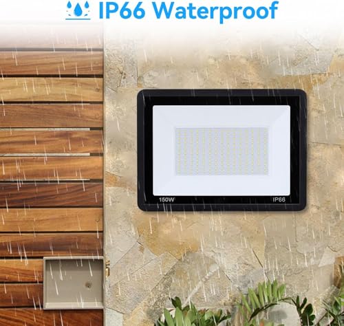 4Pack 150W LED Flood Light Outdoor