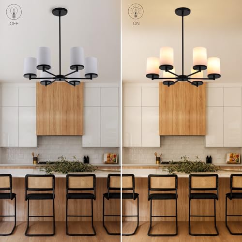 Black Chandelier (Black / 6-Light)