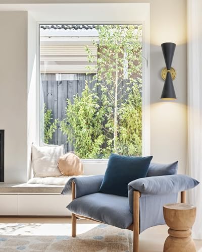 Modern Black Gold Wall Sconce