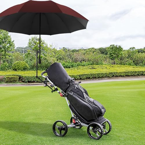 UPF 50+ Beach Umbrella with Adjustable Universal Clamp