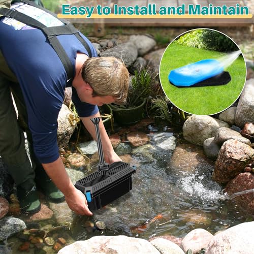 Pond Filter with Fountain Pump Kits