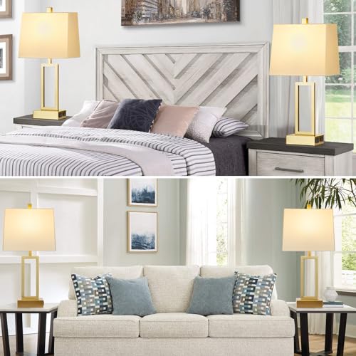 23.5" Touch Control Table Lamps (2 Count)