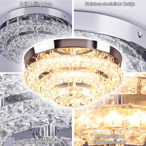 11.8" Crystal Ceiling Light