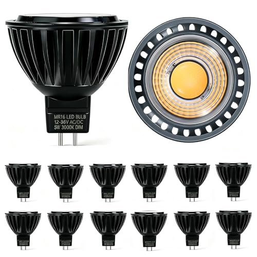 MR16 LED Bulb 5W Dimmable Upgraded Aluminum Housing & COB Chip