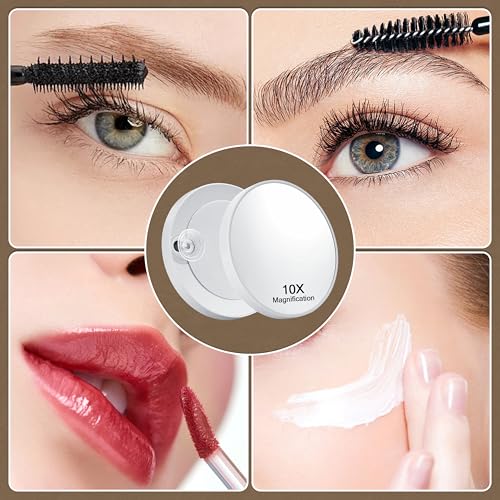 Vanity Mirror with Lights 23.6''x20.5'' Makeup Mirror with Lights Lighted Up Mirror with Dimmable Bulbs