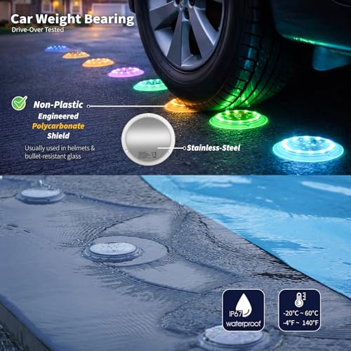 Solar Driveway Lights (8 Count)