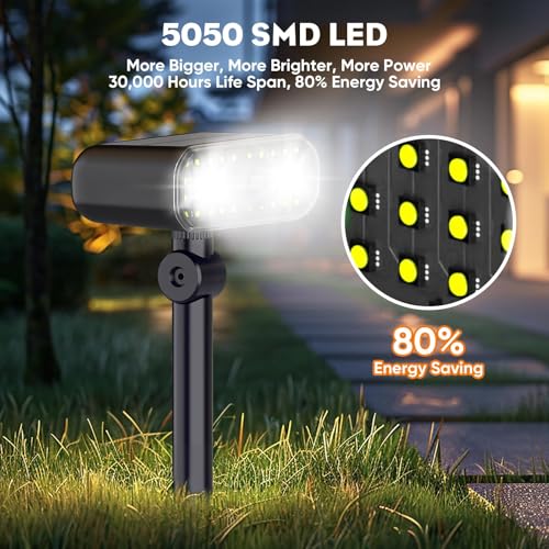 Solar Spot Lights Outdoor (2 Count)