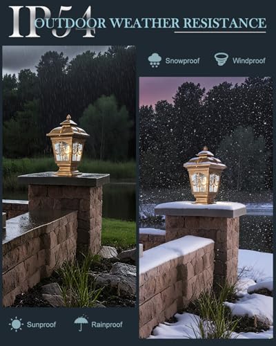 2 Packs Outdoor Post Light