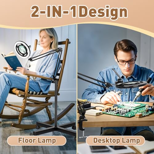 2200 Lumens 12X Magnifier Esthetician Light