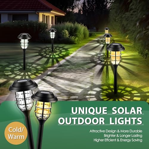 Solar Pathway Lights Waterproof Outdoor Lighting (12 Count)