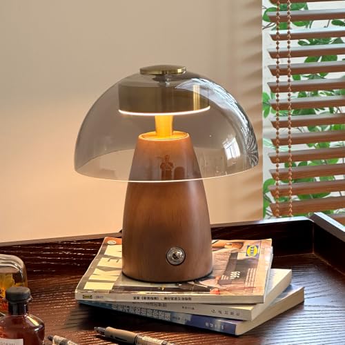 Mid Century Glass Table Lamp
