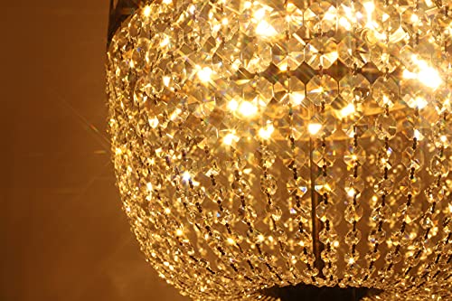 Crystal Chandelier 9 Lights French Empire Dining Room Chandeliers