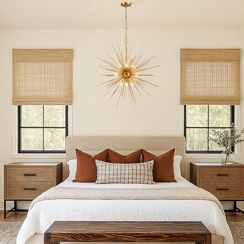 33in Modern Gold Sputnik Chandelier