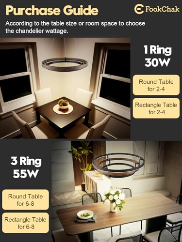 LED Ring Chandelier Brass Gold Round Chandelier 30W Entry Chandeliers Light