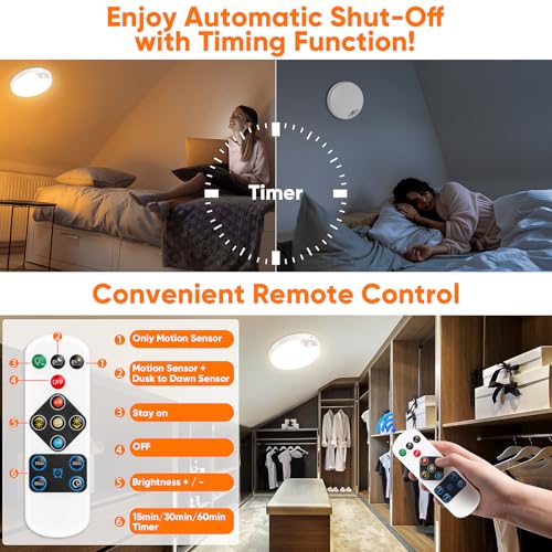 Rechargeable Motion Sensor Ceiling Light
