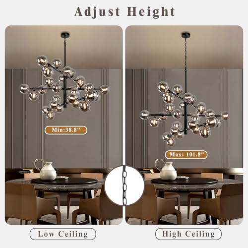 Large Sputnik Chandeliers