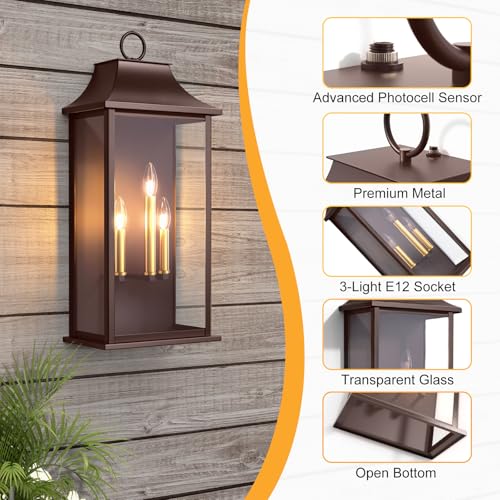 Dusk to Dawn Outdoor Wall Light