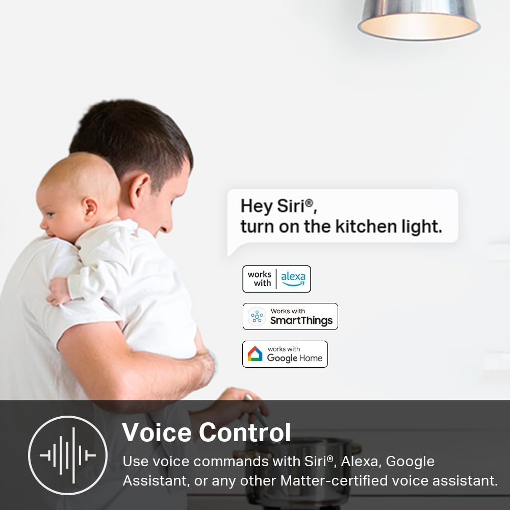 Kasa Matter Smart Light Switch (3 Count)