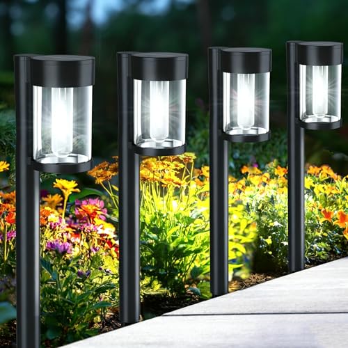 Solar Pathway Lights Outdoor (10 Count)