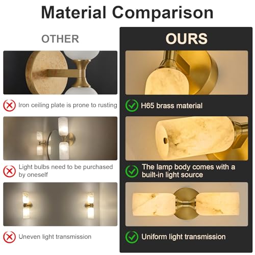 Alabaster Wall Sconce