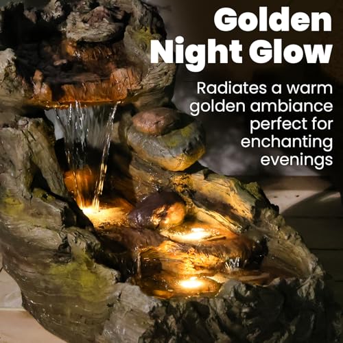 32.5" L Garden Outdoor Water Fountain