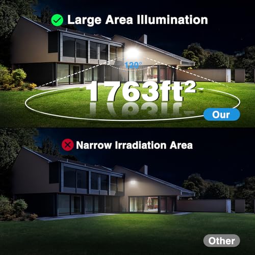 4 Pack 90W LED Flood Light Outdoor (4 Count)