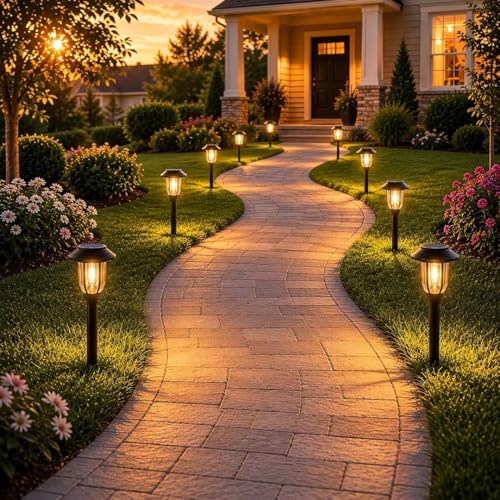 Solar Lights Outdoor 12 Pack (12 Count)