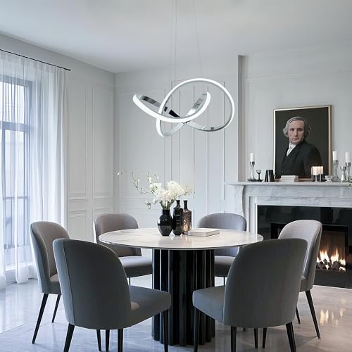 LED Pendant Light with Irregular Ring Lights