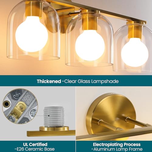 Bathroom Vanity Light Fixtures (3 Count)
