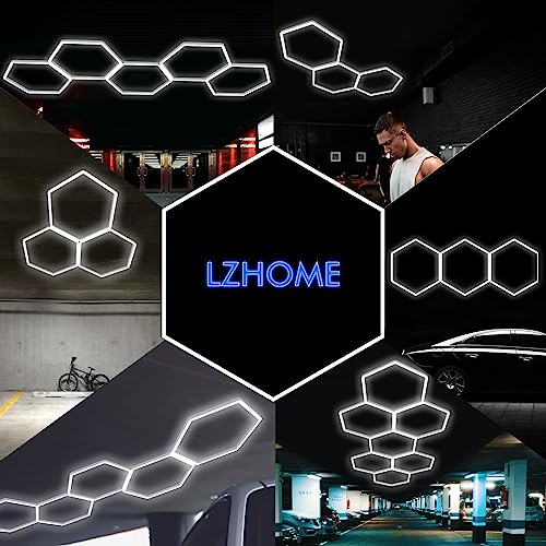 LED Hexagon Garage Lights