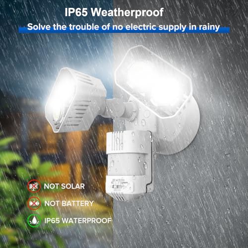 28W 3500LM Motion Sensor Outdoor Lights