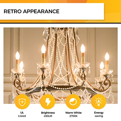 Candelabra Light Bulbs 40W Eq (12 Count)